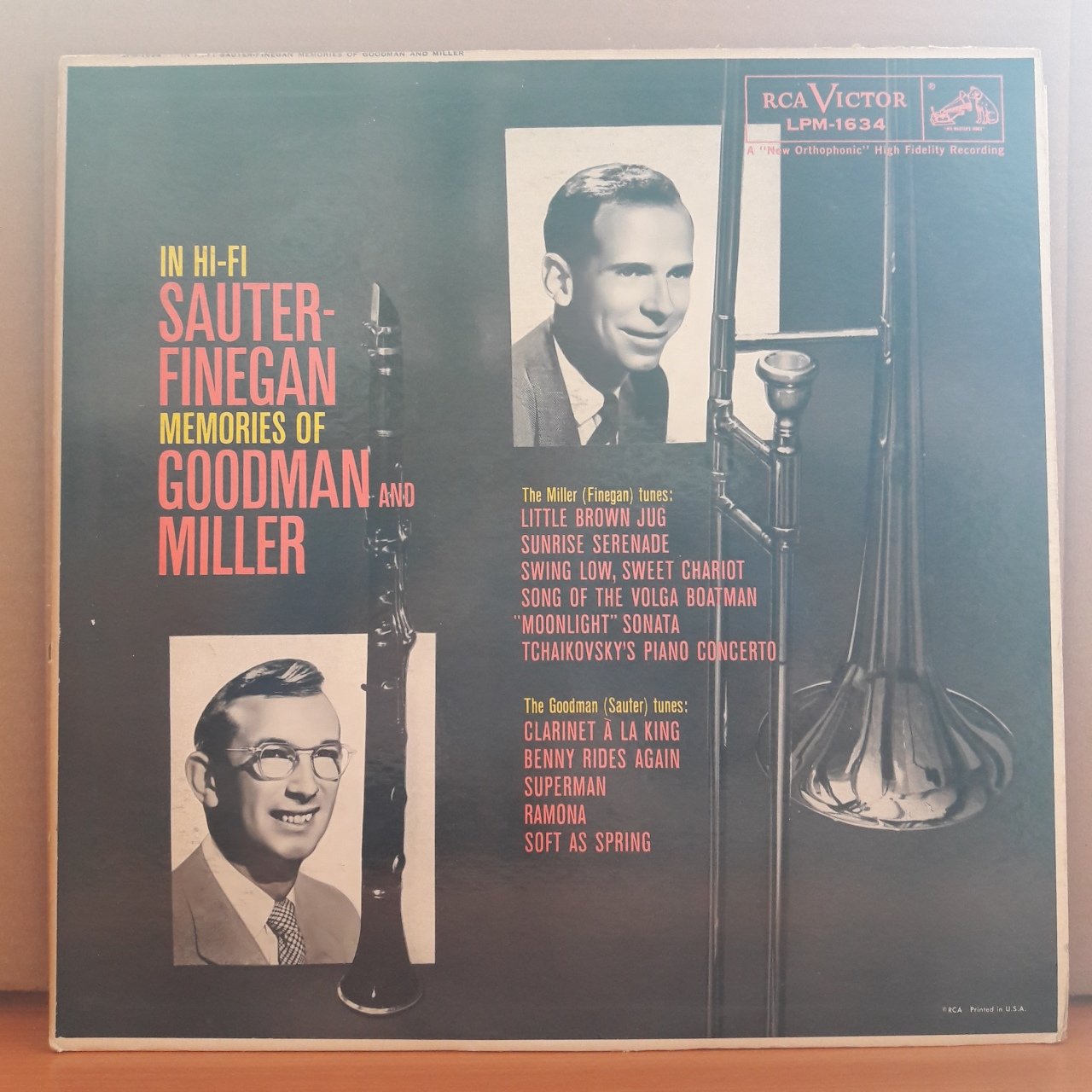IN HI-FI SAUTER-FINEGAN MEMORIES OF GOODMAN AND MILLER - LP 2.EL PLAK