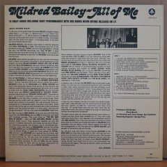 MILDRED BAILEY - ALL OF ME - LP 2.EL PLAK