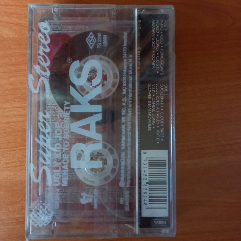 UGLY KID JOE - MENACE TO SOBRIETY (1995) - KASET SIFIR