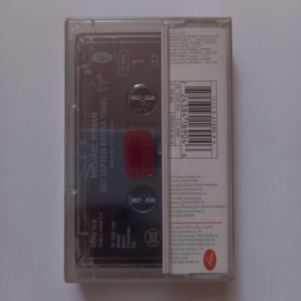 MICHAEL NYMAN - AFTER EXTRA TIME (1996) - KASET SIFIR