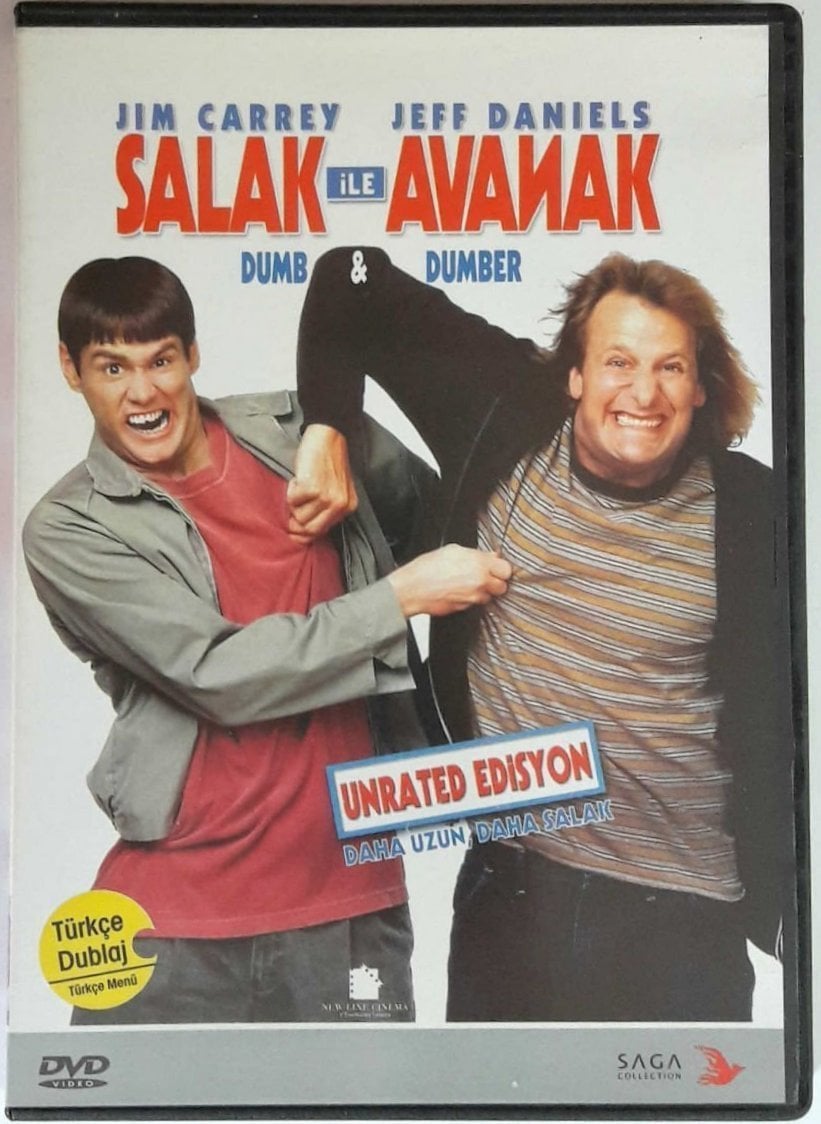 SALAK İLE AVANAK - DUMB AND DUMBER (1994) - JIM CARREY - DVD 2.EL