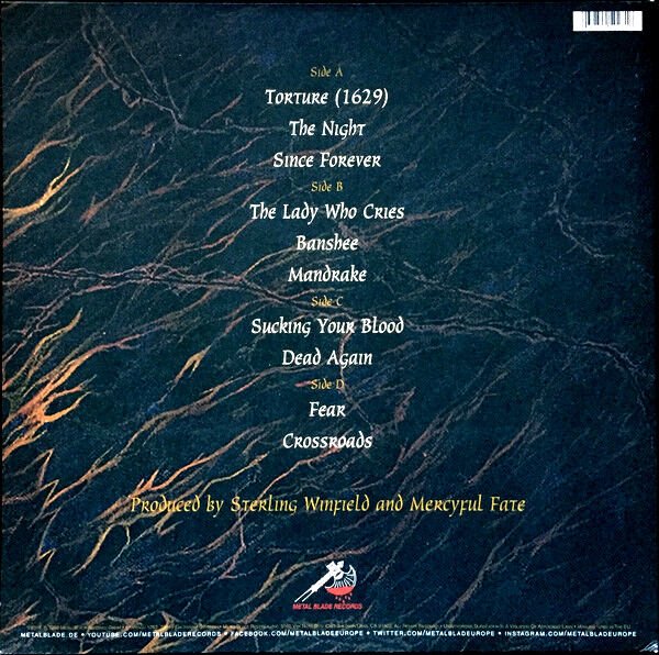 MERCYFUL FATE - DEAD AGAIN (1998) - LP 180GR 2016 BLACK VINYL EDITION SIFIR PLAK