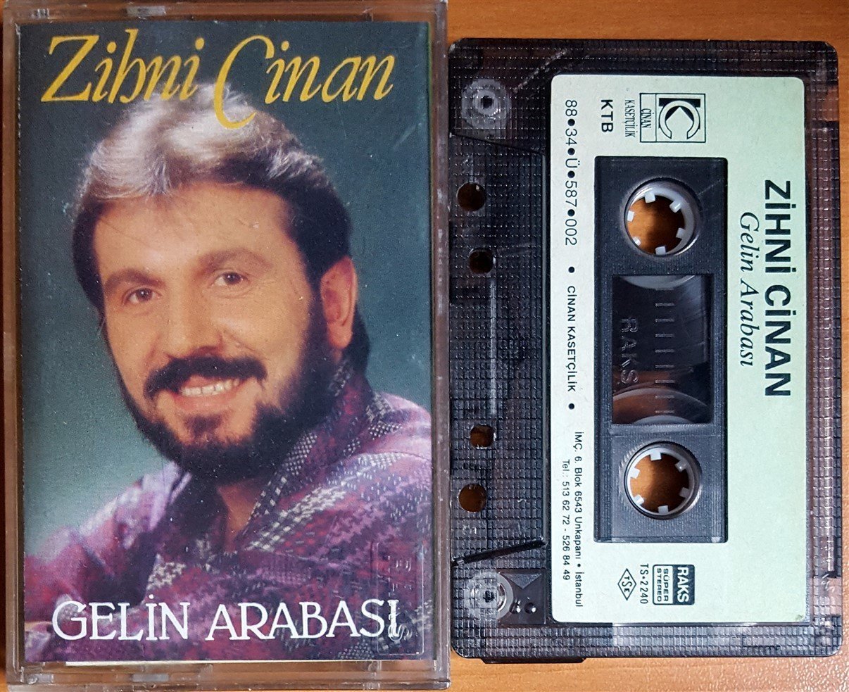 ZİHNİ CİNAN - GELİN ARABASI (1988) CİNAN KASET 2.EL