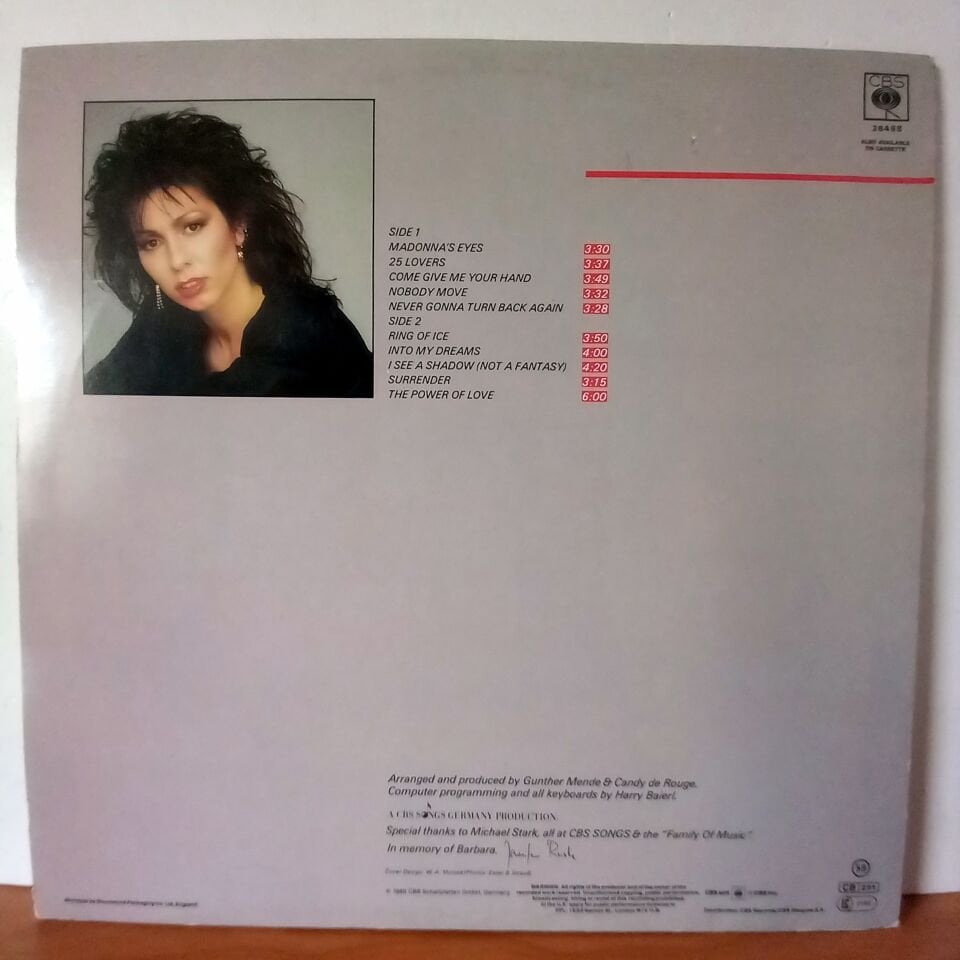 JENNIFER RUSH – JENNIFER RUSH (1985) - LP 2.EL PLAK