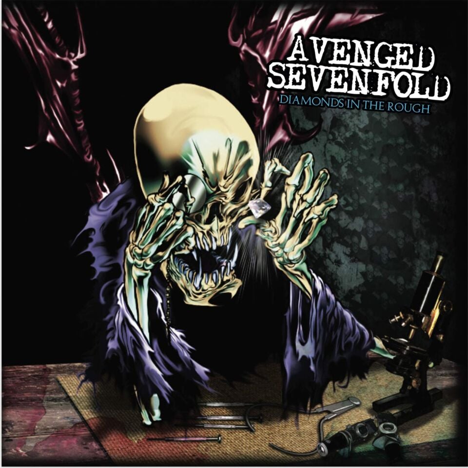 AVENGED SEVENFOLD - DIAMONDS IN THE ROUGH (2020) - 2xLP COMPILATION TRANSPARENT CLEAR COLOURED VINYL EDITION SIFIR PLAK