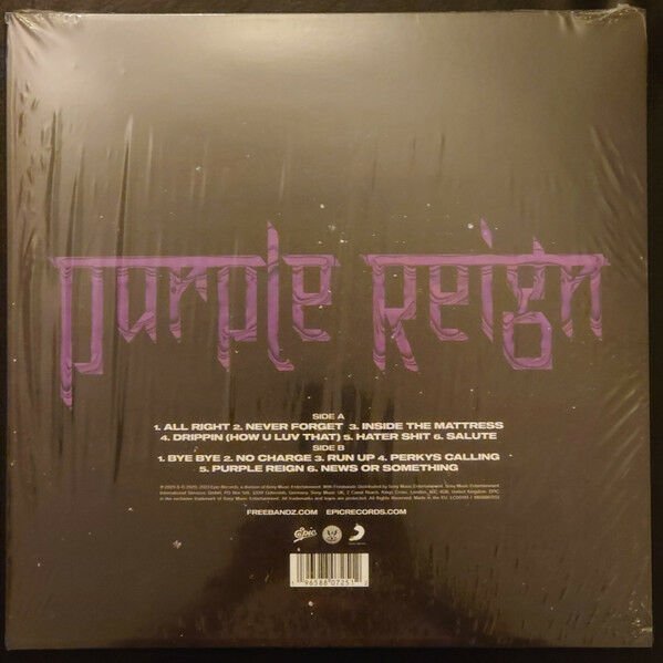 FUTURE - PURPLE REIGN (2016) - LP 2023 REISSUE HIP HOP / TRAP SIFIR PLAK