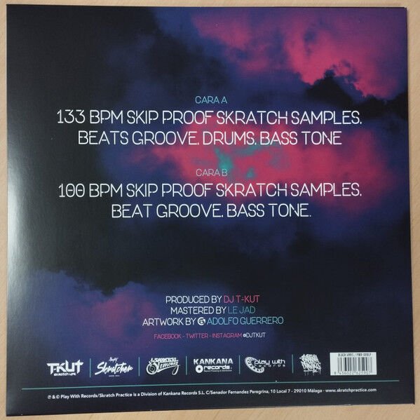 DJ T-KUT – SKRATCH PRACTICE VOLUME 2 (2019) - 12'' 45RPM MAXI SINGLE BLACK VINYL EDITION SCRATCH PLAĞI SIFIR PLAK