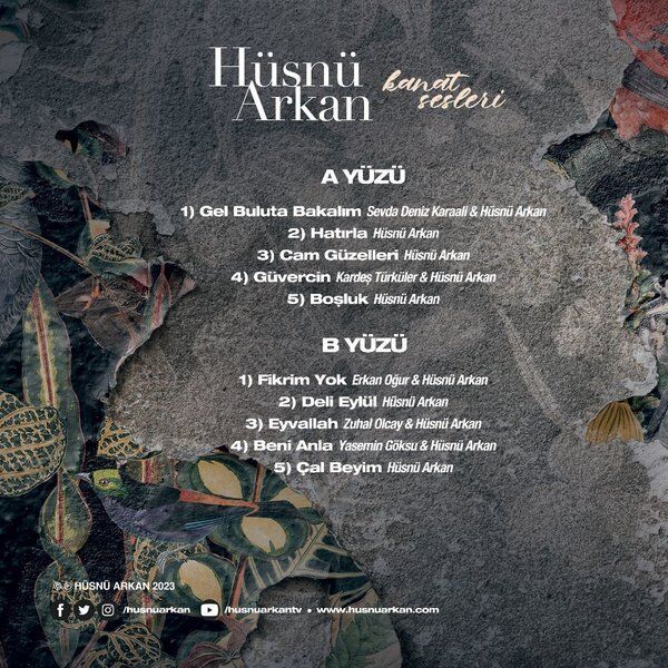 HÜSNÜ ARKAN - KANAT SESLERİ (2023) - LP GATEFOLD SIFIR PLAK