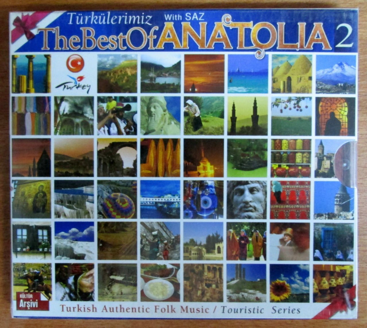 BEST OF ANATOLIA WITH SAZ 2 TÜRKÜLERİMİZ CD 2.EL