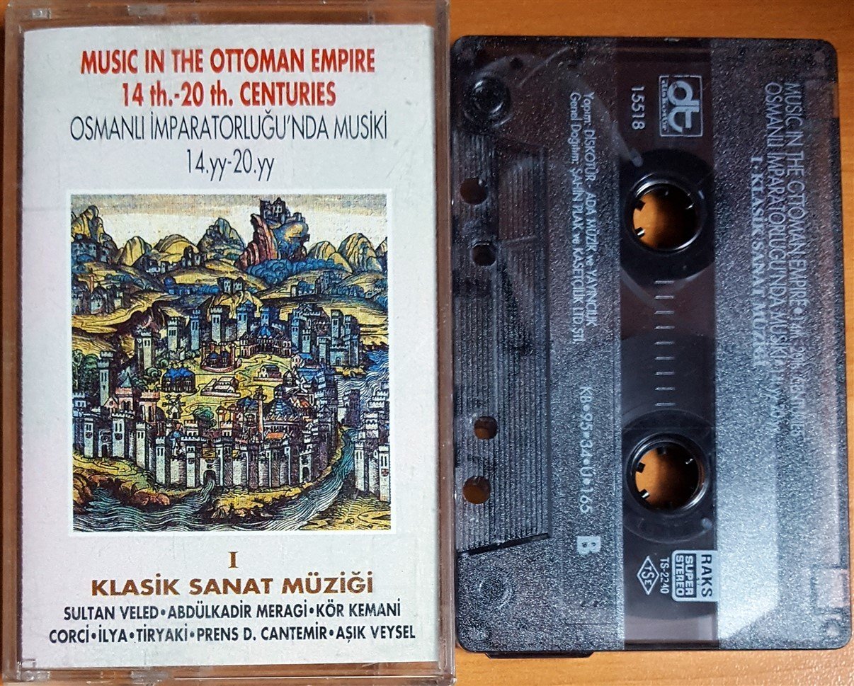 OSMANLI İMPARATORLUĞU'NDA MUSİKİ 14. YY-20. YY / KLASİK SANAT MÜZİĞİ 1 (1995) DİSKOTÜR KASET 2.EL