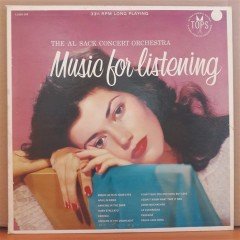 MUSIC FOR LISTENING - THE AL SACK CONCERT ORCHESTRA - LP 2.EL PLAK