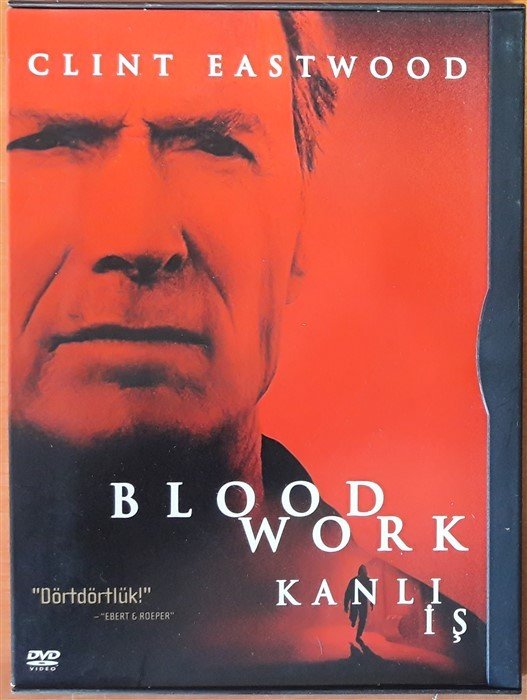 KANLI İŞ - BLOOD WORK - CLINT EASTWOOD - SNAPCASE DVD 2.EL