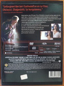 KANLI İŞ - BLOOD WORK - CLINT EASTWOOD - SNAPCASE DVD 2.EL