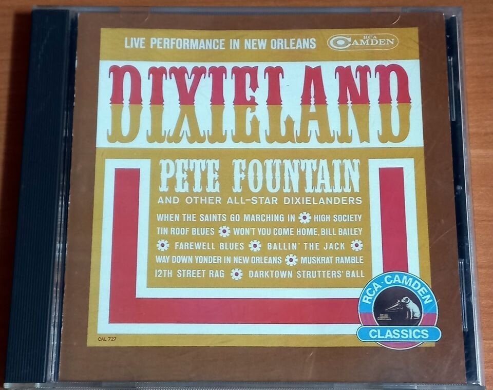 PETE FOUNTAIN – DIXIELAND (LIVE PERFORMANCE IN NEW ORLEANS) (1987) - CD 2.EL
