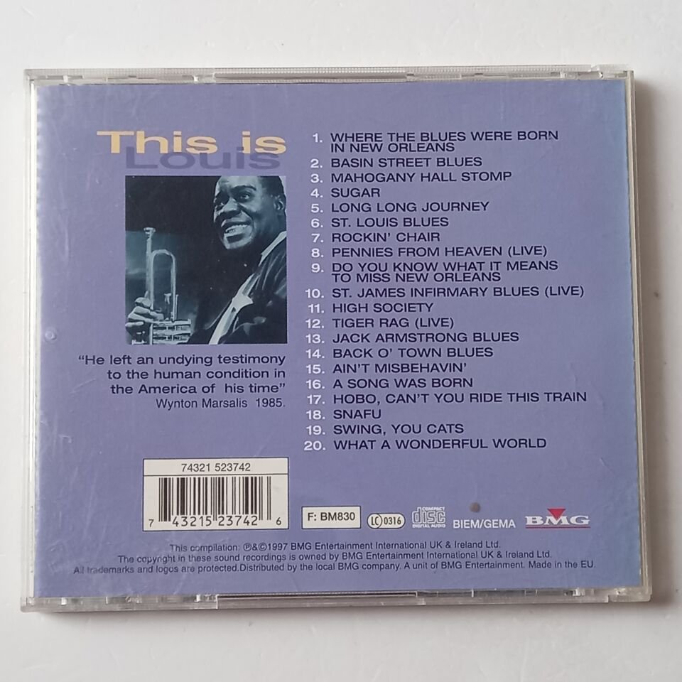 LOUIS ARMSTRONG – THIS IS LOUIS / THE VERY BEST OF LOUIS ARMSTRONG (1997) - CD 2.EL