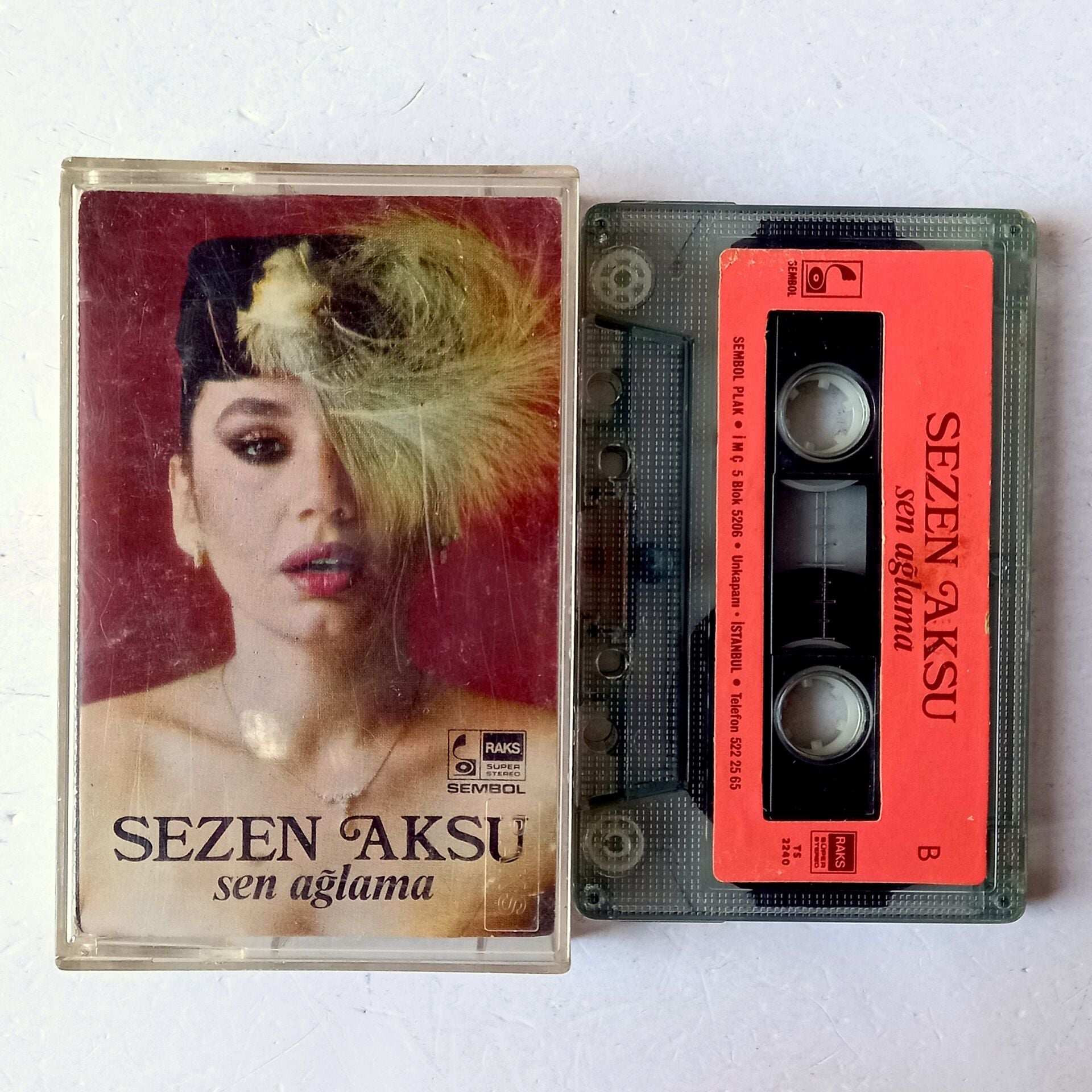 SEZEN AKSU – SEN AĞLAMA (1984) - KASET 2.EL