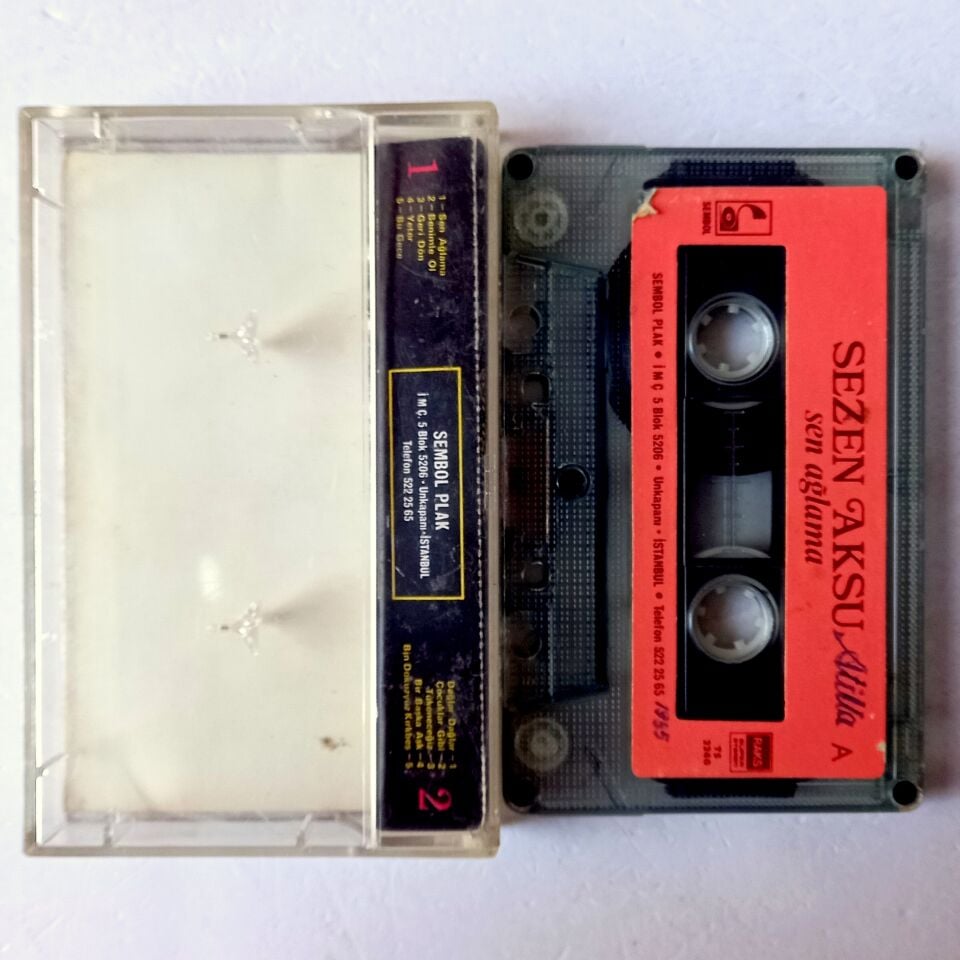 SEZEN AKSU – SEN AĞLAMA (1984) - KASET 2.EL