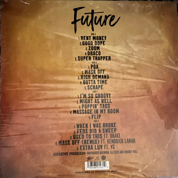 FUTURE - S.T. / MASK OFF (2017) - 2xLP 2023 REISSUE SIFIR PLAK