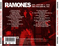 RAMONES - LIVE JANUARY 7 1978 AT THE PALLADIUM NYC (2003) - CD SIFIR
