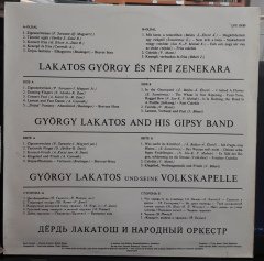 GYÖRGY LAKATOS AND HIS GIPSY BAND - CSARDAS - PLAK 2.EL