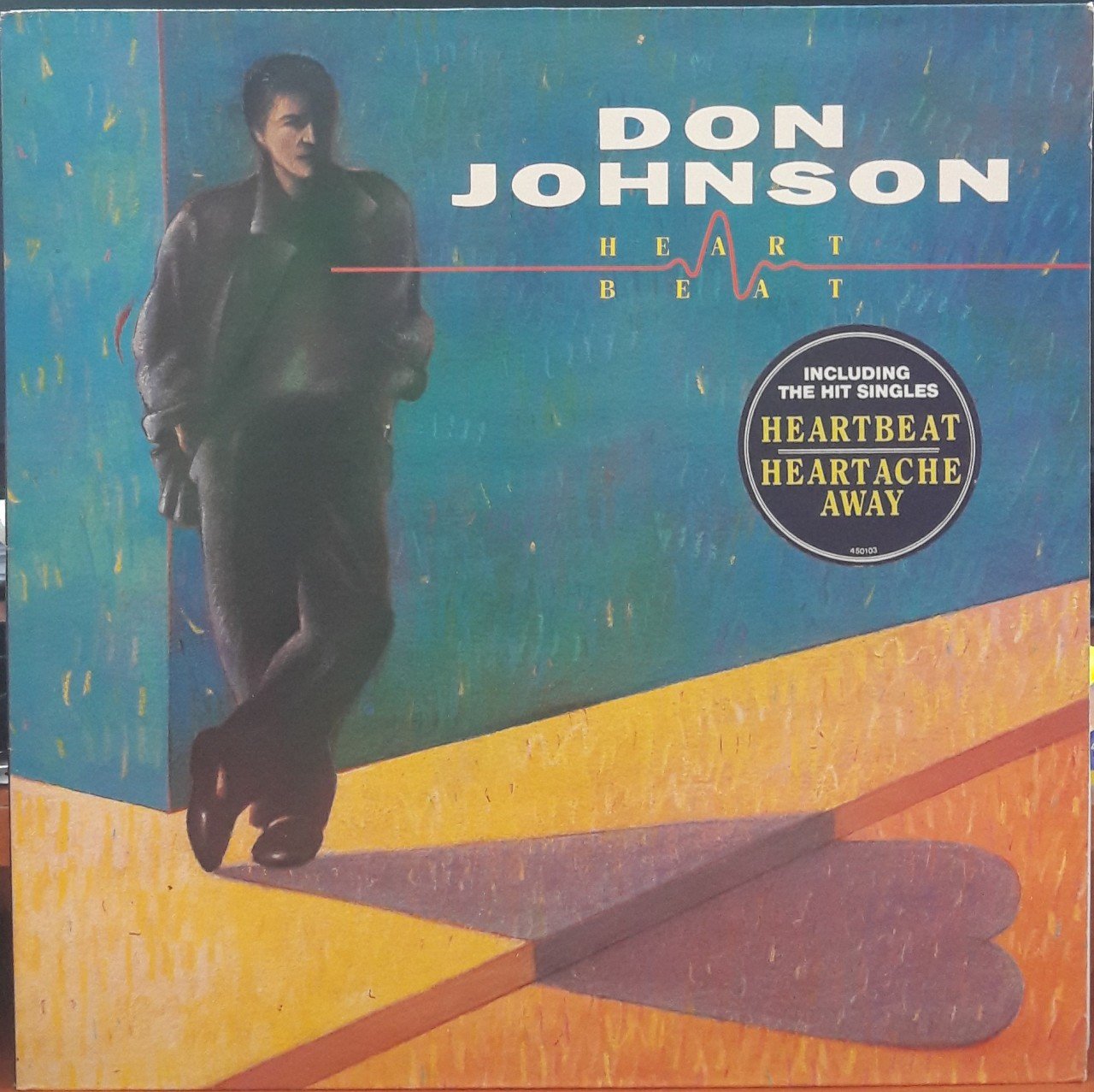 DON JOHNSON - HEART BEAT (1986) - PLAK 2.EL