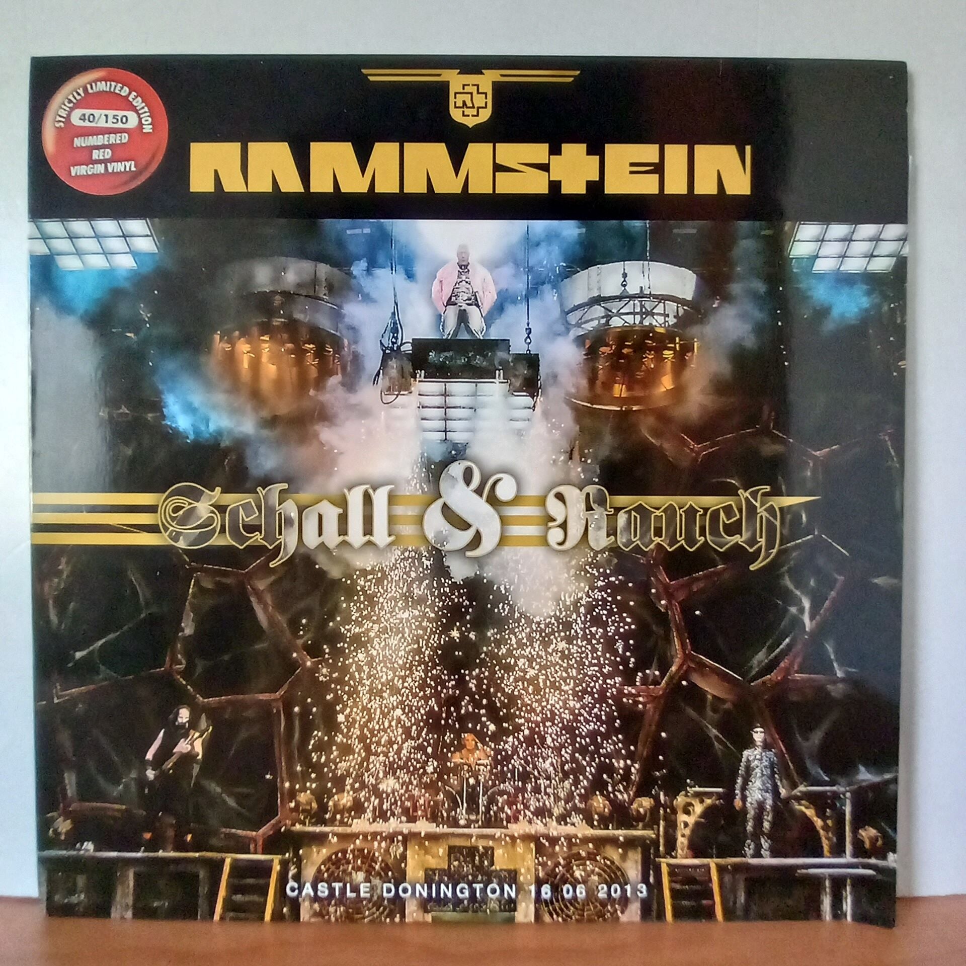 RAMMSTEIN – SCHALL & RAUCH / CASTLE DONINGTON 16 06 2013 (2014) - LP LIMITED RED VIRGIN 2.EL PLAK