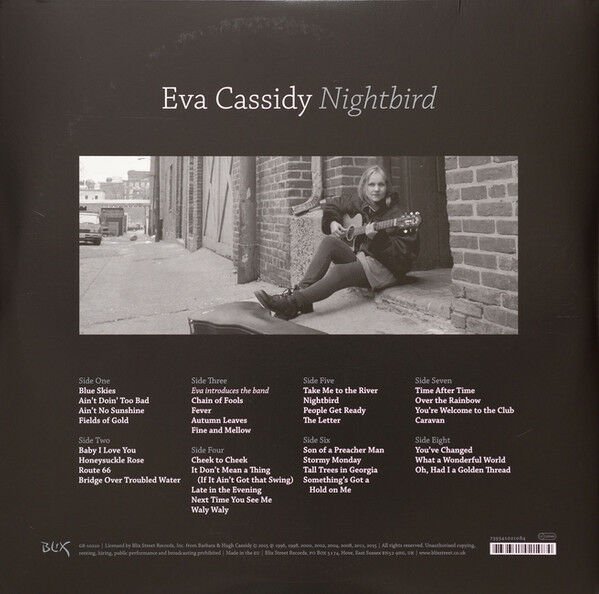 EVA CASSIDY - NIGHTBIRD (2015) - 4LP VOCAL JAZZ FOLK COUNTRY SIFIR PLAK