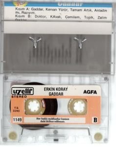ERKİN KORAY - GADDAR (1986) UZELLİ KASET 2.EL