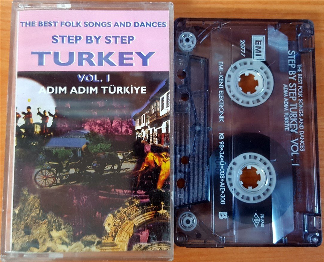 ADIM ADIM TÜRKİYE / STEP BY STEP TURKEY VOL.1 KASET 2.EL