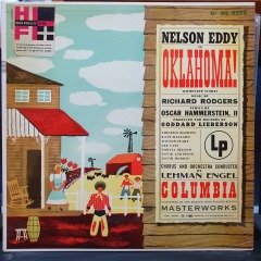 NELSON EDDY IN OKLAHOMA / RICHARD RODGERS, LEHMAN ENGEL (1956) - LP 2.EL PLAK
