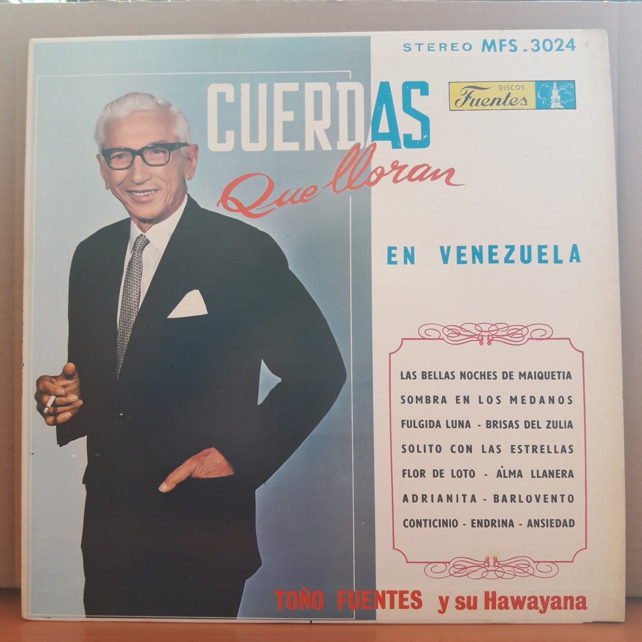 CUERDAS QUE LLORAN EN VENEZUELA - TONO FUENTES - LP 2.EL PLAK