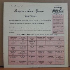 ON A LAZY AFTERNOON - THE SOFT SOUND OF STRINGS - LP 2.EL PLAK