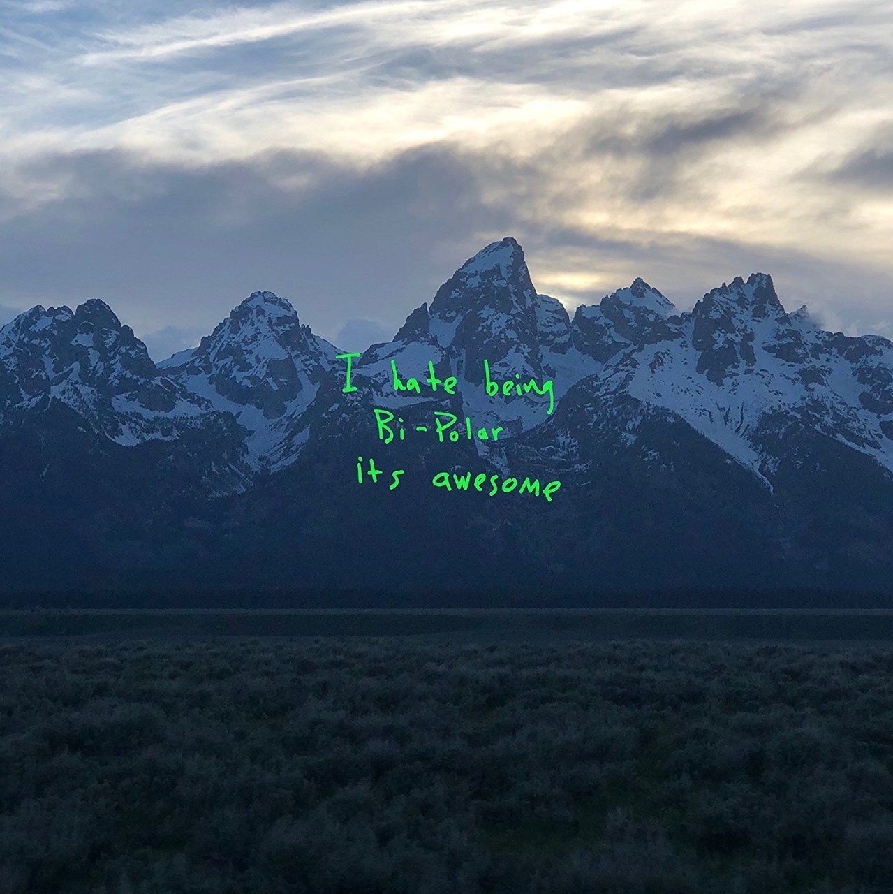KANYE WEST - YE / I HATE BEING BI POLAR ITS AWESOME (2018) - LP CONTEMPORARY R'N'B , HIP HOP SIFIR PLAK