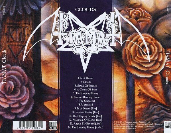 TIAMAT - CLOUDS (1992) - CD 2012 EDITION JEWEL CASE AMBALAJINDA SIFIR