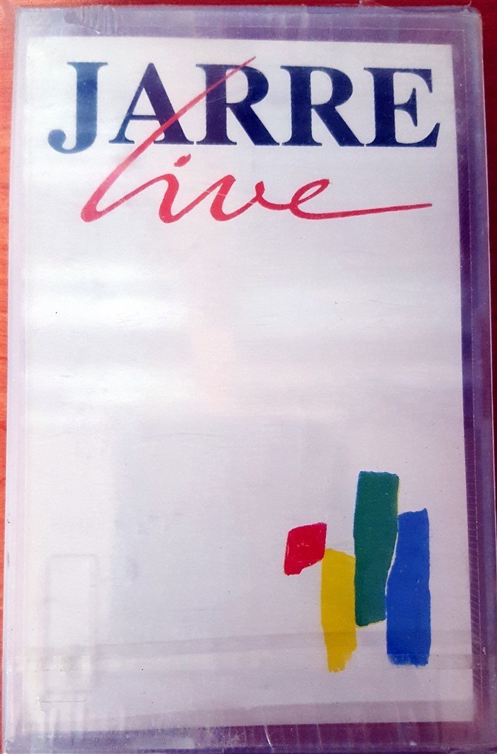 JEAN MICHEL JARRE - LIVE (1991) PLAKSAN CASSETTE MADE IN TURKEY ''NEW''