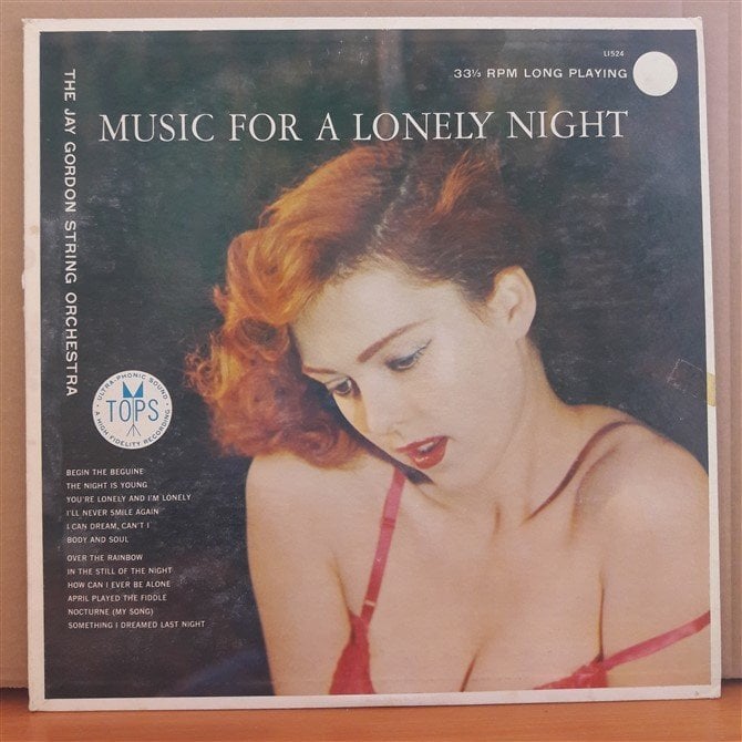 MUSIC FOR A LONELY NIGHT - THE JAY GORDON STRING ORCHESTRA - LP 2.EL PLAK