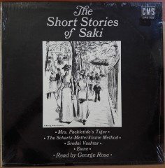 THE SHORT STORIES OF SAKI - Read by GEORGE ROSE (1968) - LP DÖNEM BASKISI SIFIR PLAK