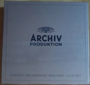 ARCHIV PRODUKTION / CLASSIC RECORDINGS 1956-1982 (2015) - 5LP 180 GRAM LIMITED EDITION, NUMBERED BOX SET SIFIR
