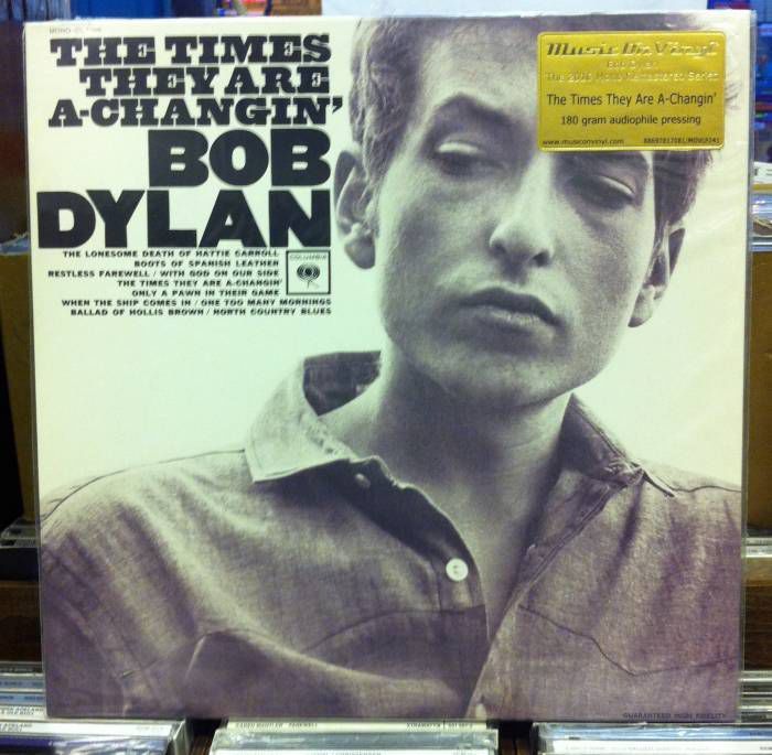 BOB DYLAN - THE TIMES THEY ARE A-CHANGIN - LP 180 GR 2010 MONO MOV EDT SFR