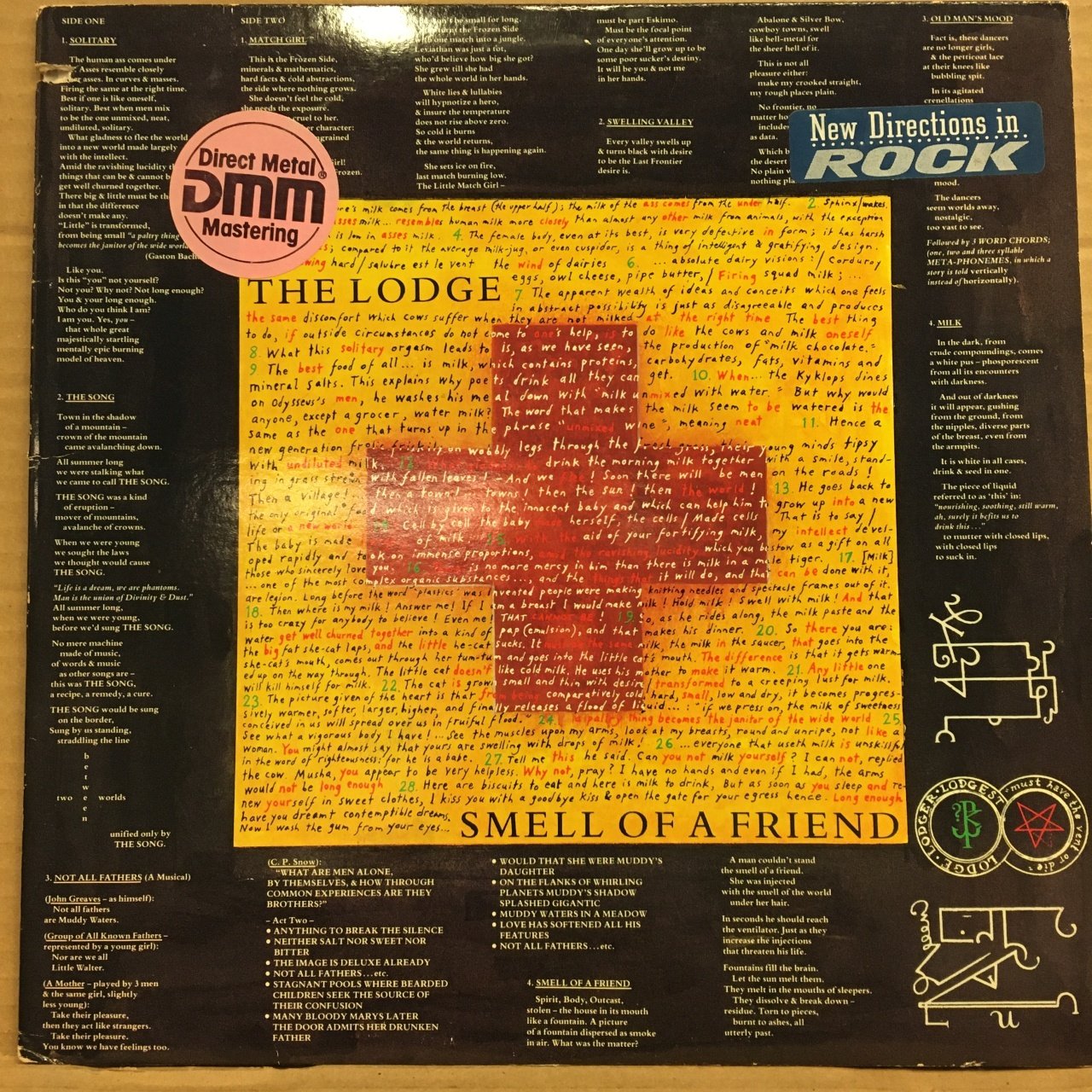 THE LODGE - SMELL OF A FRIEND (1988) 2.EL PLAK