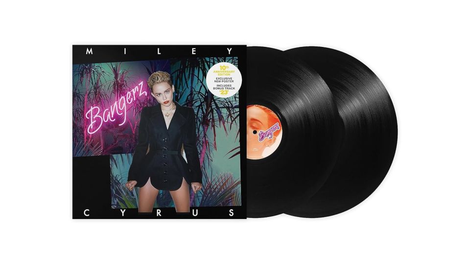 MILEY CYRUS - BANGERZ (2013) - 2LP 2023 10TH ANNIVERSARY EDITION SIFIR PLAK