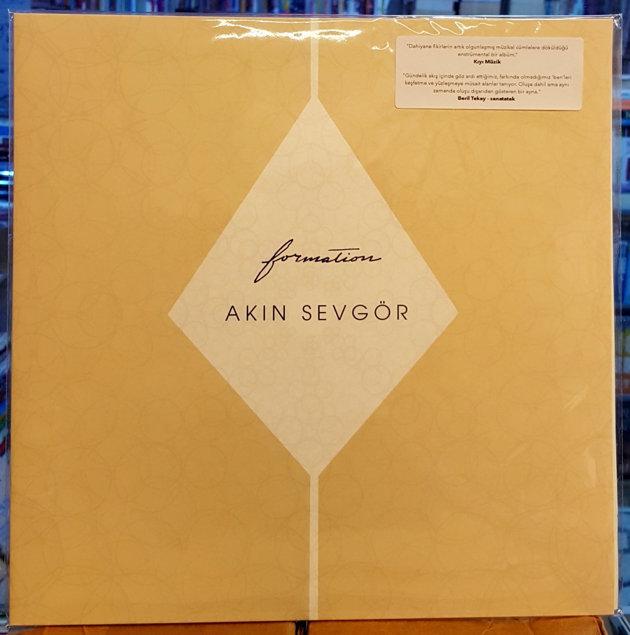 AKIN SEVGÖR - FORMATION (2019) - ÖZEL ŞEFFAF BASKI LP SIFIR PLAK