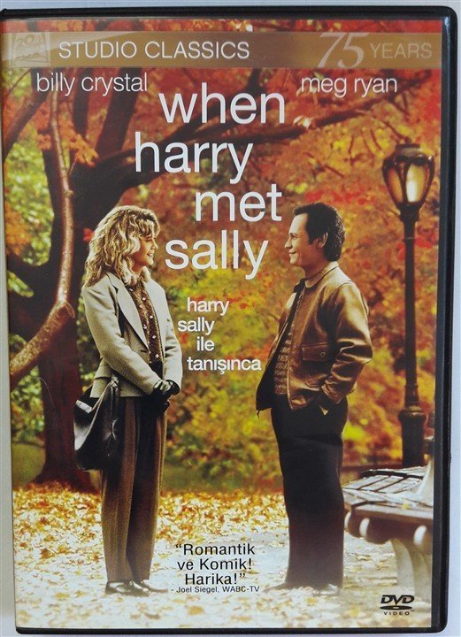 HARRY SALLY İLE TANIŞINCA - WHEN HARRY MET SALLY - MEG RYAN - BILLY CRYSTAL - ROB REINER - DVD 2.EL