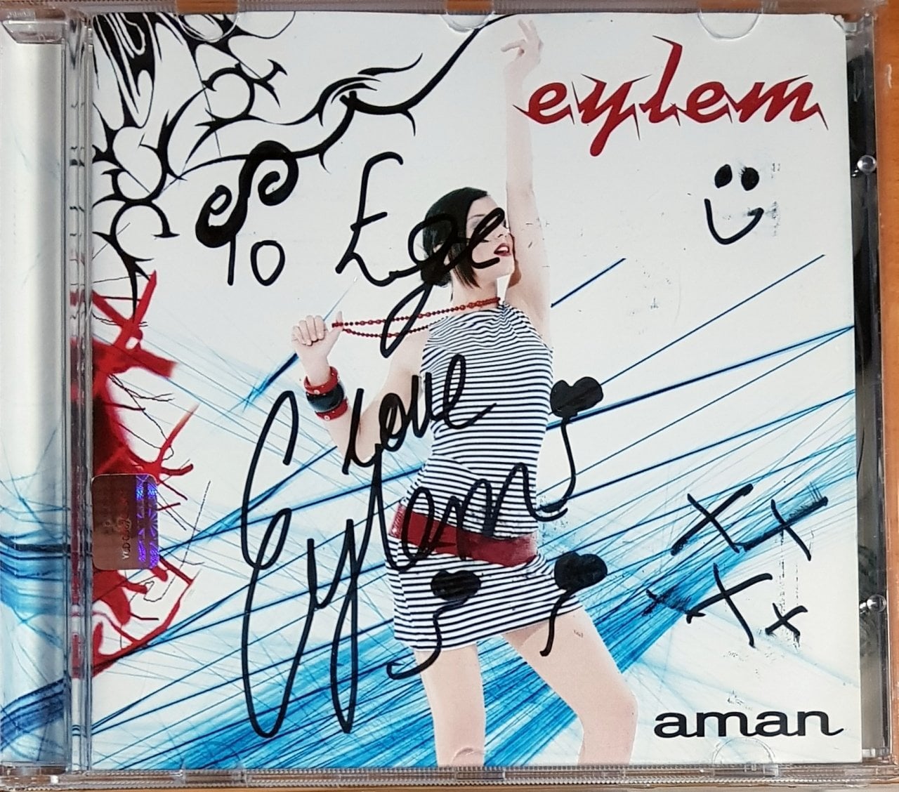 EYLEM - AMAN (2006) İMZALI DSM CD 2.EL
