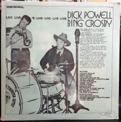 DICK POWELL & BING CROSBY - LIVE - PLAK SIFIR