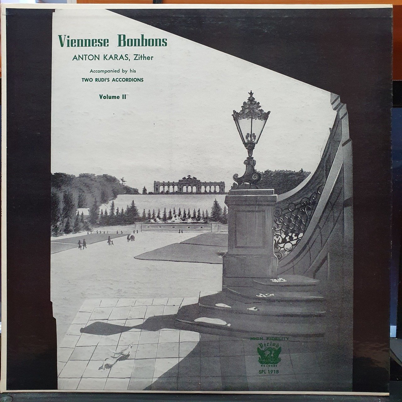 VIENNESE BONBONS VOLUME II / ANTON KARAS (1957) - LP 2.EL PLAK