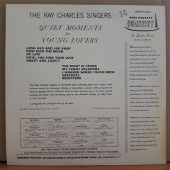 THE RAY CHARLES SINGERS - QUIET MOMENTS FOR YOUNG LOVERS - LP 2.EL PLAK