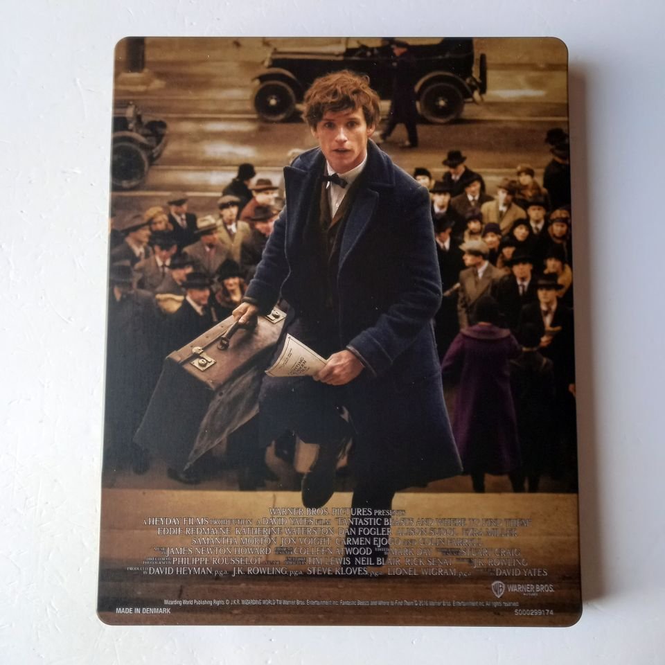 FANTASTIC BEASTS AND WHERE TO FIND THEM  - EDDIE REDMAYNE, KATHERINE WATERSTONE  - YÖN.:DAVID YATES - 2BLU-RAY 4K STEELBOOK METAL KUTU 2.EL TÜRKÇE ALTYAZI YOKTUR