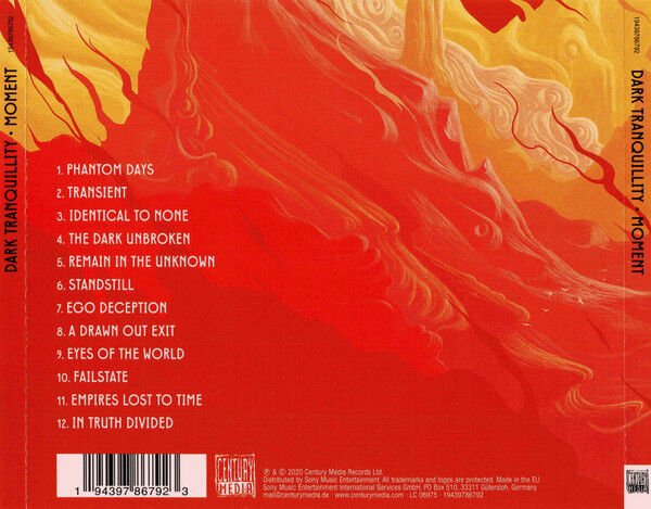 DARK TRANQUILLITY - MOMENT (2020) - CD JEWEL CASE AMBALAJINDA SIFIR