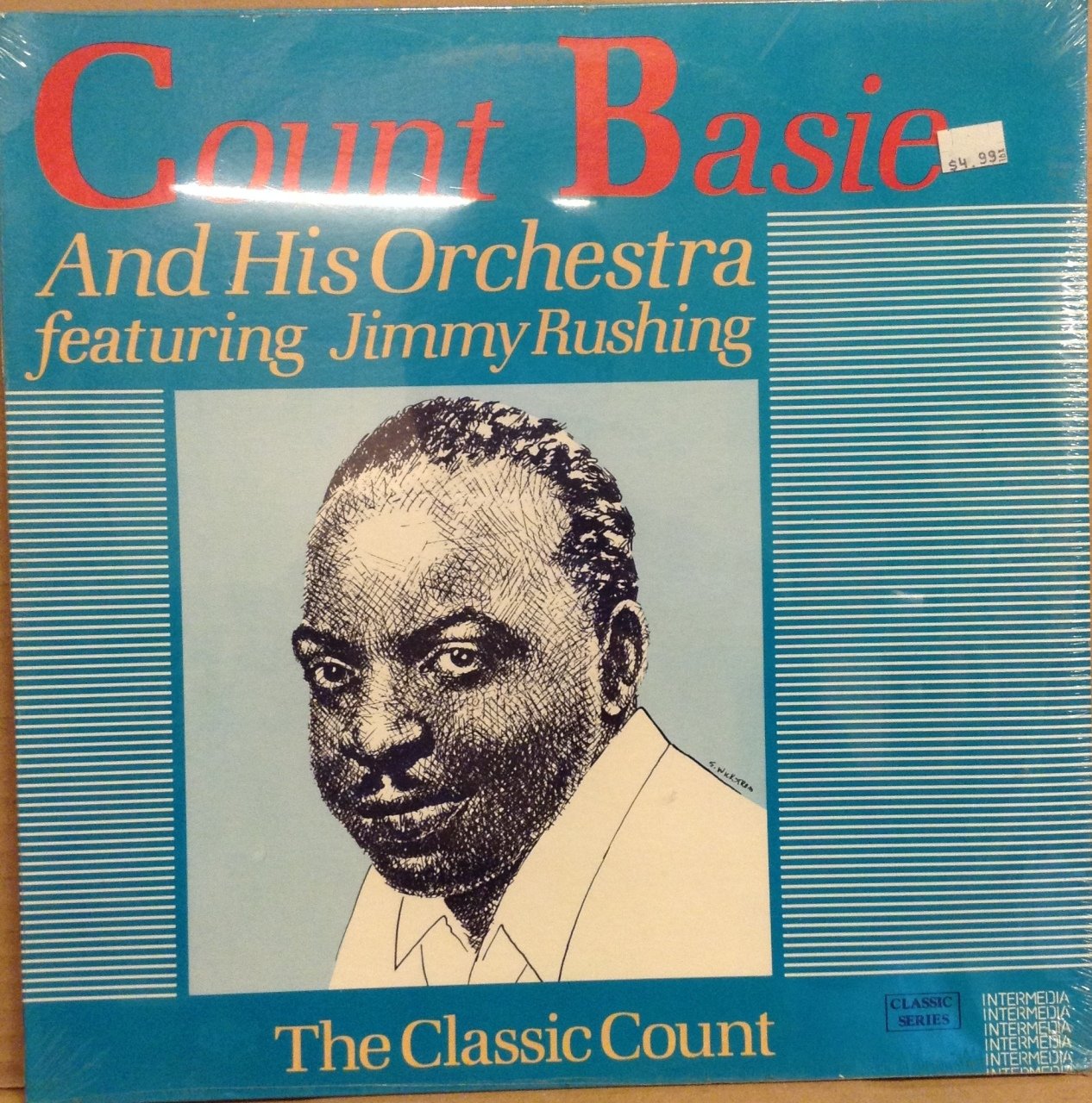 COUNT BASIE AND HIS ORCHESTRA FEAT. JIMMY RUSHING THE CLASSIC COUNT ESKİ BASKI SIFIR PLAK